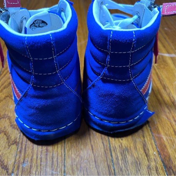 Vans SK8-HI Reissue CAP 'Surf The Web' Racing Red Men’s Size 10 - Picture 10 of 11